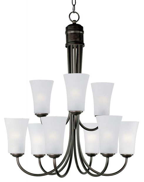 Maxim Logan 9 Light Chandelier Model: 10046FTOI