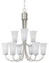 Maxim Logan 9 Light Chandelier Model: 10046FTOI