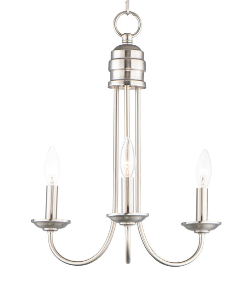 Maxim Logan 3 Light Candle Chandelier Model: 10343OI
