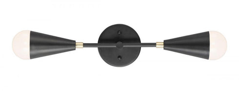 Maxim Lovell 2 Light Wall Sconce Model: 11262BKSBR