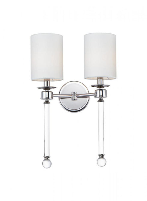 Maxim Lucent 2 Light Wall Sconce Model: 16108WTCLPN