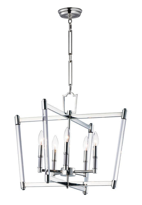 Maxim Lucent 5 Light Chandelier Model: 16103CLPN