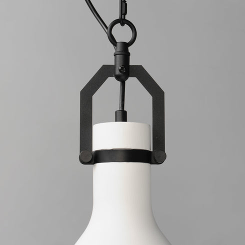 Maxim Lumi Single Pendant Model: 12383WTBK