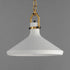 Maxim Lumi Single Pendant Model: 12386WTSBR