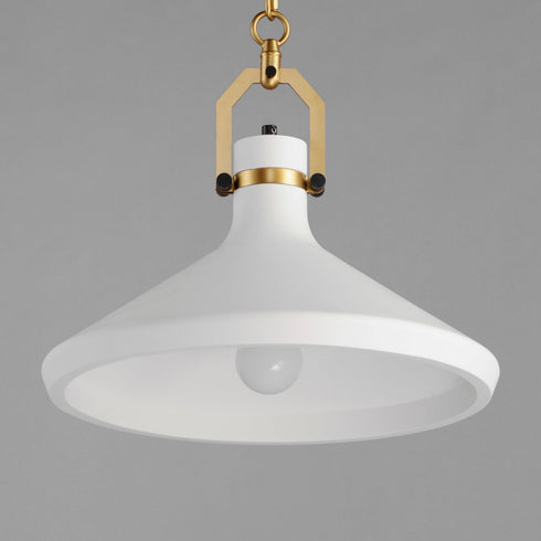 Maxim Lumi Single Pendant Model: 12386WTSBR