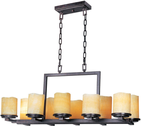 Maxim Luminous Single Tier Chandelier Model: 21149SCRE