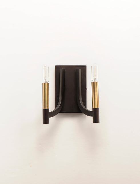 Maxim Lyndon 2 Light Wall Sconce Model: 21522BZAB
