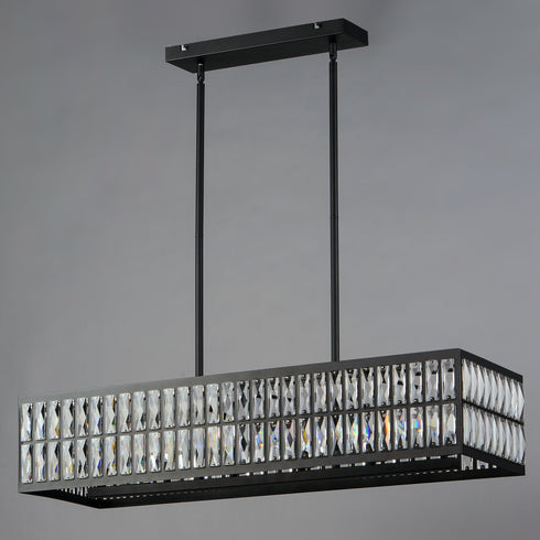 Maxim Madeline 10 Light Linear Pendant Model: 21817BCBK