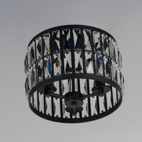 Maxim Madeline 3 Light Flush Mount Model: 21810BCBK