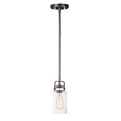 Maxim Magnolia 1 Light Mini Pendant Model: 91070CLBZGLD