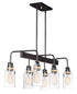 Maxim Magnolia Linear Pendant Model: 30177CLBZGLD