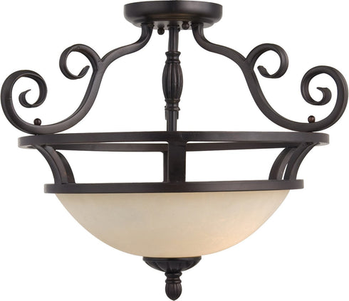 Maxim Manor Semi Flush Mount Model: 12201FIOI