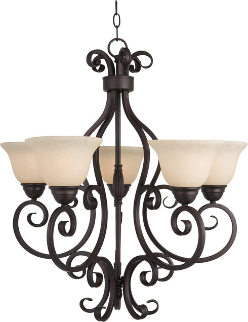 Maxim Manor Single Tier Chandelier Model: 12205FIOI