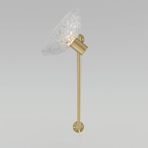 Maxim Metropolis Pin Up Wall Sconce Model: 24980TCSBR