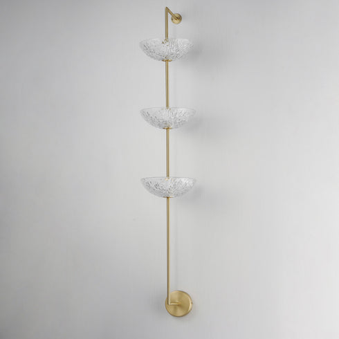 Maxim Metropolis Wall Sconce Model: 24989TCSBR