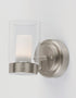 Maxim Mod Wall Sconce Model: 30261CLFTSN