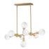 Maxim Molecule Linear Pendant Model: 11348SBR