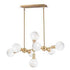 Maxim Molecule Linear Pendant Model: 11348SBR