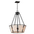 Maxim Montauk 4 Light Chandelier Model: 20265CVBK