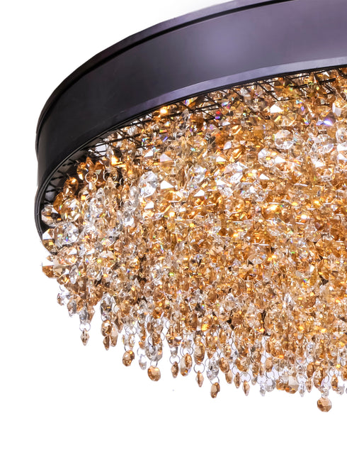 Maxim Mystic 11 Light LED Flush Mount Model: 39650SHBZ