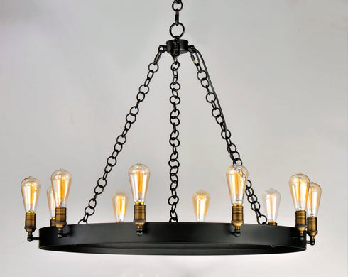 Maxim Noble Chandelier Model: 26275BKNAB/BUI