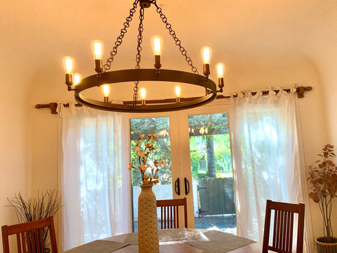 Maxim Noble Chandelier Model: 26275BKNAB/BUI