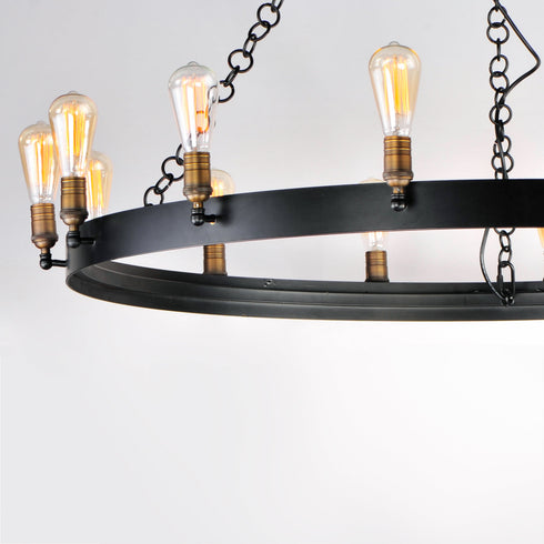 Maxim Noble Chandelier Model: 26276BKNAB/BUI