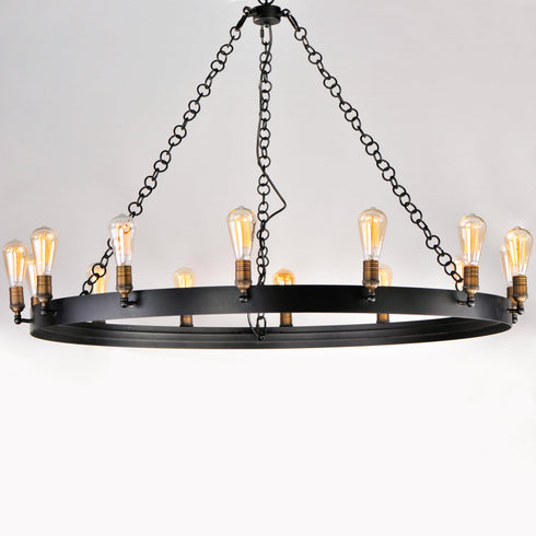 Maxim Noble Chandelier Model: 26276BKNAB/BUI