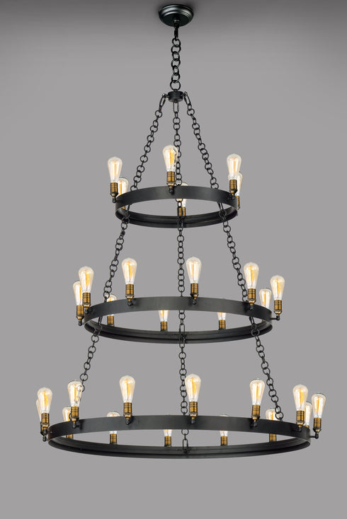 Maxim Noble Chandelier Model: 26278BKNAB/BUI