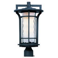 Maxim Oakville LED E26 Oakville LED 1 Light Outdoor Pole/Post Lantern Model: 65780WGBO