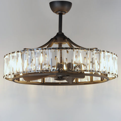 Maxim Odeon 8 Light Wifi Enabled LED Fandelight Model: 61018BK