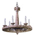 Maxim Olde World Single Tier Chandelier Model: 39615SW