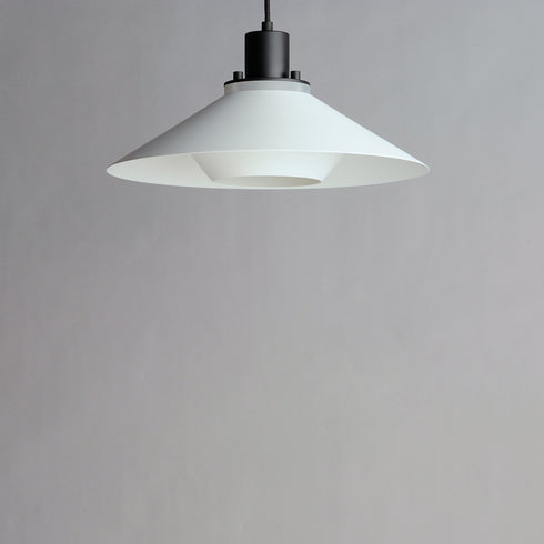Maxim Oslo 15.75 Inch 1 Light Medium Pendant Model: 11412BKWT