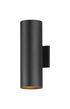 Maxim Outpost 2 Light 15 Inch High Outdoor Wall Model: 26103BK