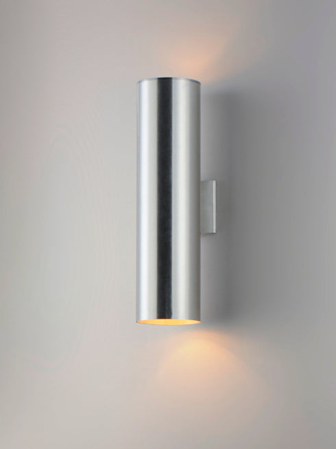 Maxim Outpost 2 Light 22 Inch High LED Outdoor Wall Model: 86405BK