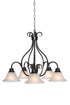 Maxim Pacific Down Light Chandelier Model: 2657MRKB