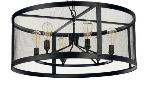 Maxim Palladium Chandelier Model: 20115BKNAB/BUI
