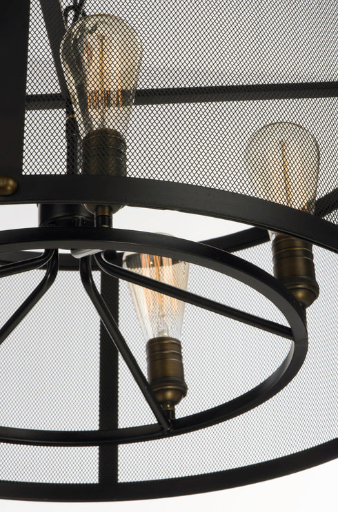 Maxim Palladium Chandelier Model: 20115BKNAB/BUI