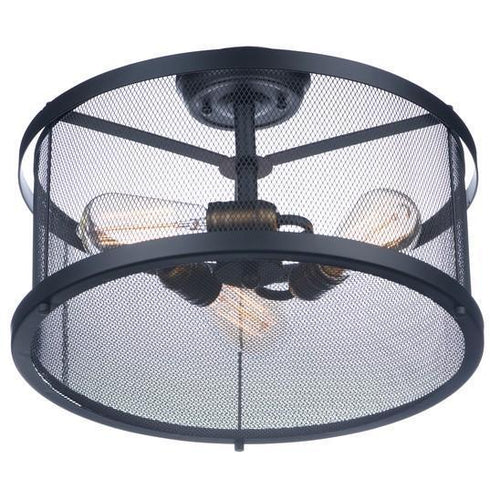Maxim Palladium Semi Flush Mount Model: 20110BKNAB/BUI