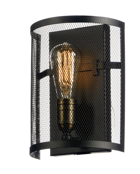 Maxim Palladium Wall Sconce Model: 20112BKNAB/BUI