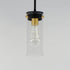 Maxim Pinn Mini Pendant Model: 12406CLBKSBR