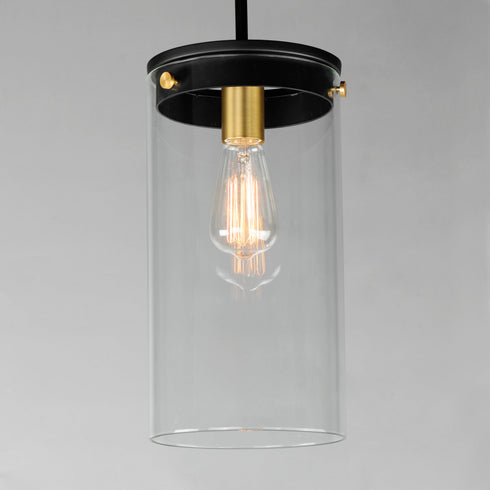 Maxim Pinn Single Pendant Model: 12408CLBKSBR