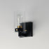 Maxim Pinn Wall Sconce Model: 12401CLBKSBR