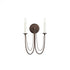 Maxim Plumette 2 Light Wall Sconce Model: 12161CHB