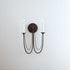 Maxim Plumette 2 Light Wall Sconce Model: 12161CHB