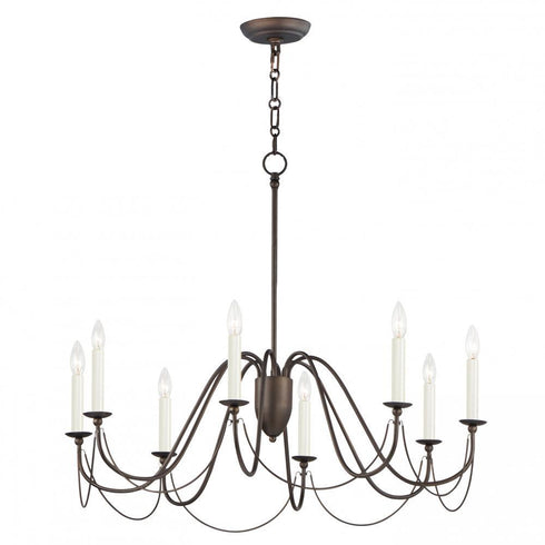 Maxim Plumette 8 Light Chandelier Model: 12168CHB