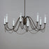 Maxim Plumette 8 Light Chandelier Model: 12168CHB