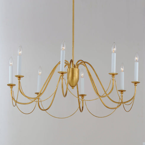 Maxim Plumette 8 Light Chandelier Model: 12168CHB