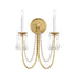 Maxim Plumette Wall Sconce Model: 12161CHB/CRY