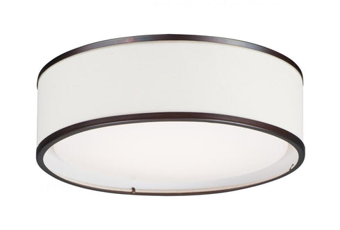 Maxim Prime 16 Inch Wide LED Flush Mount 120 277v Model: 10231OMOI